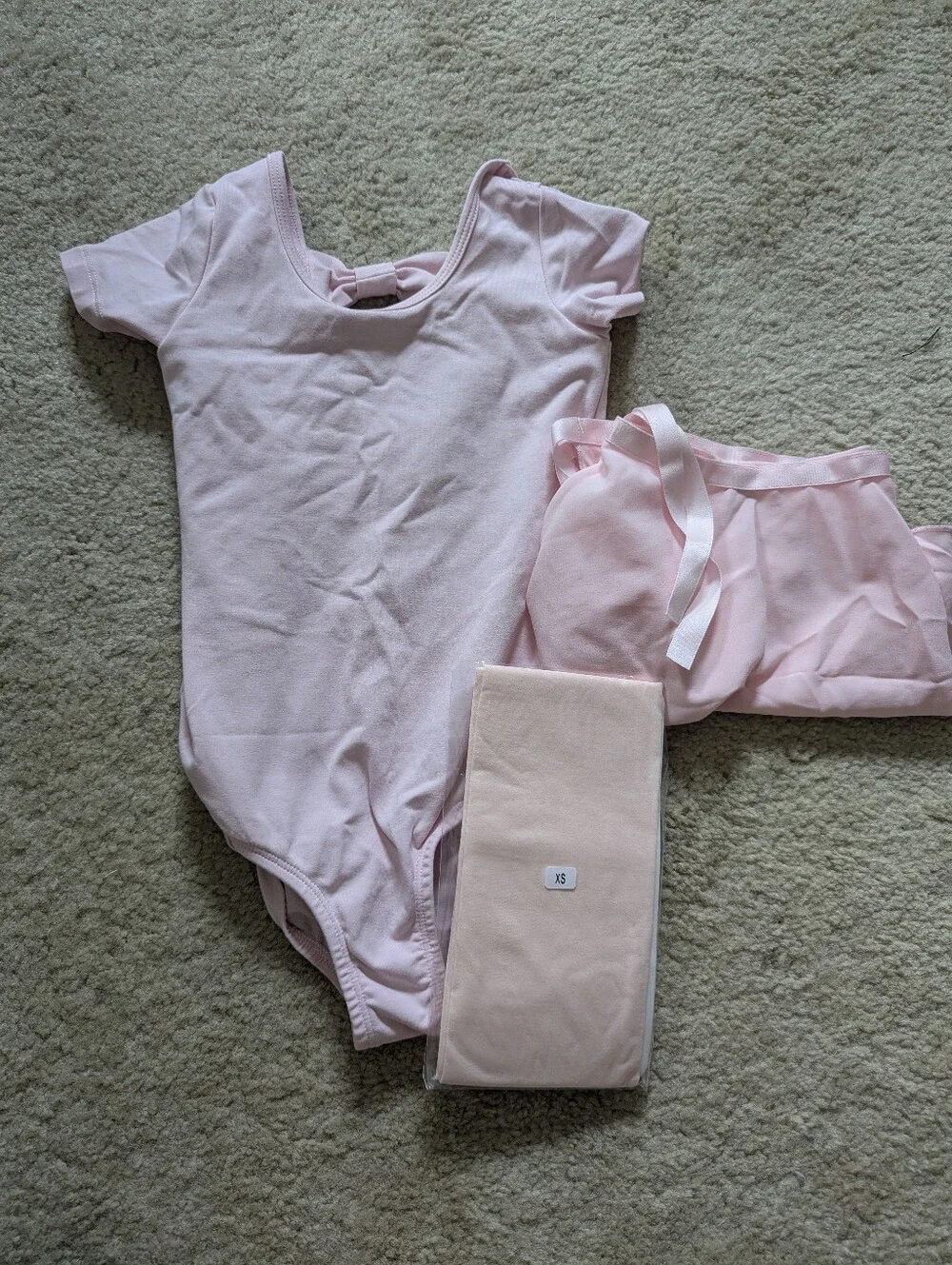 Stelle Ballet Leotards for Girls Dance Dress Outfit Combo w/ Skirt/Tights 5/6